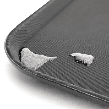 Olympia Kristallon Polypropylene Rectangular Non-Slip Tray Black p_c559