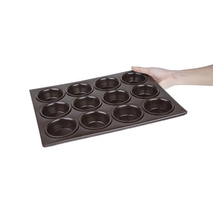 Vogue Aluminium Non-Stick Muffin Tray 12 Cup c562