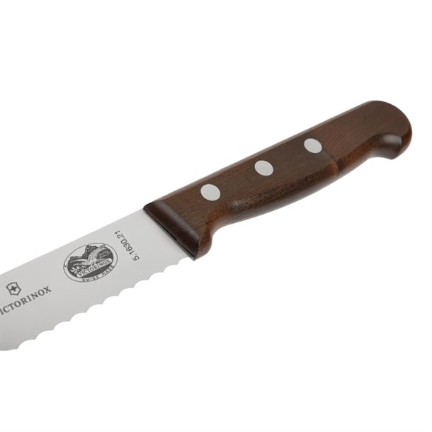 Victorinox Serrated Bread Knife Wooden 21.5cm c648
