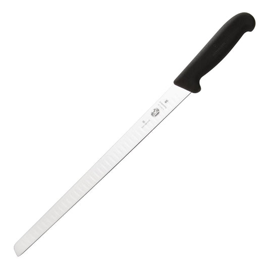 Victorinox Fibrox Scalloped Salmon Knife Black 30.5cm c664