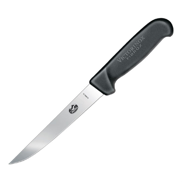 Victorinox Fibrox Straight Boning Knife Black 12.7cm c673