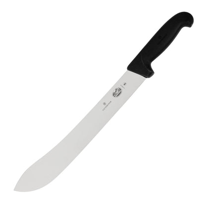 Victorinox Fibrox Butchers Steak Knife Black 30.5cm c676