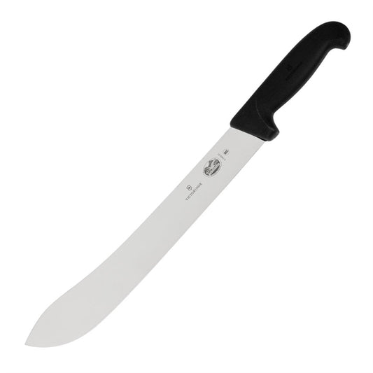 Victorinox Fibrox Butchers Steak Knife Black 30.5cm c676
