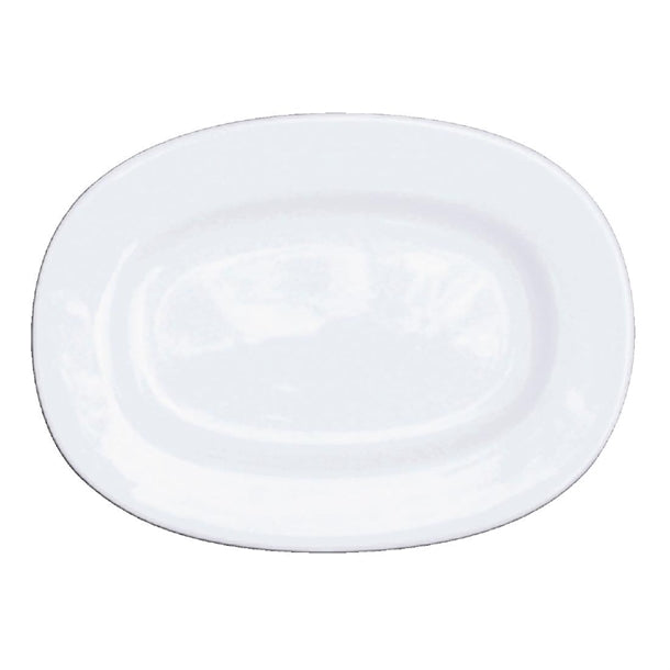 Churchill Alchemy Rimmed Oval Dishes 330mm (6 Pack) c716