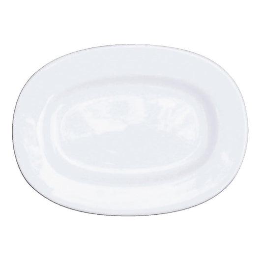 Churchill Alchemy Rimmed Oval Dishes 330mm (6 Pack) c716