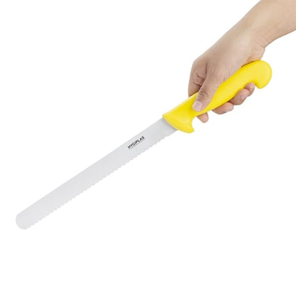 Hygiplas Serrated Slicer Yellow 24.8cm c810