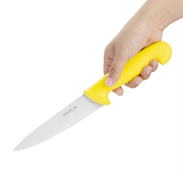 Hygiplas Chef Knife Yellow 15.5cm c815