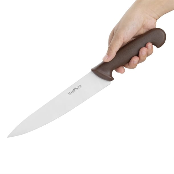 Hygiplas Chef Knife Brown 21.8cm c842