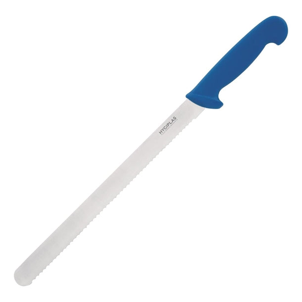 Hygiplas Serrated Slicer Blue 30.5cm c856