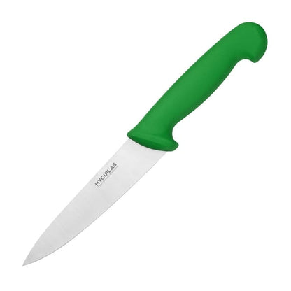 Hygiplas Chef Knife Green 15.9cm c864