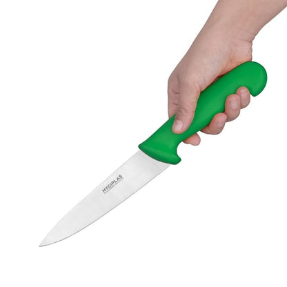 Hygiplas Chef Knife Green 15.9cm c864