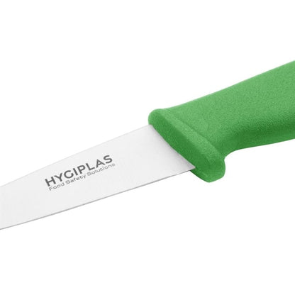Hygiplas Paring Knife Green 8.3cm c866