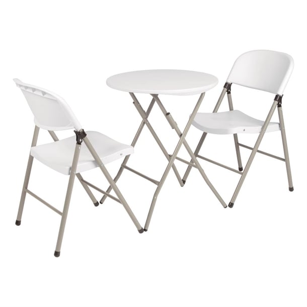 Bolero Foldaway Utility Chairs White (2 Pack) ce692