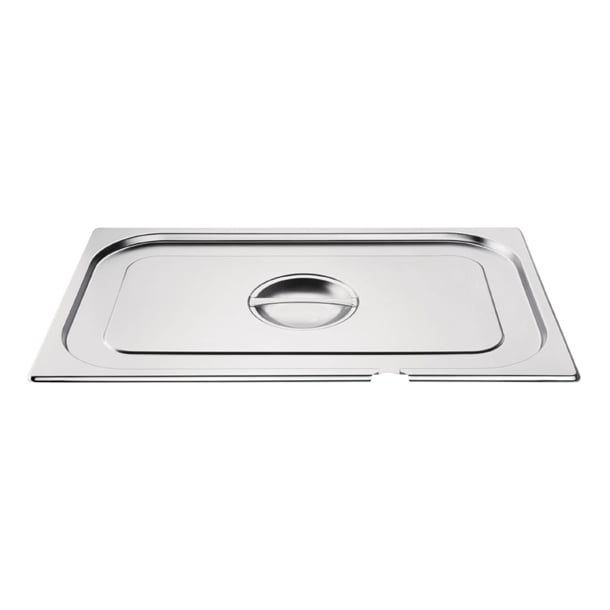 Vogue Stainless Steel 1/1 Gastronorm Notched Lid cb170