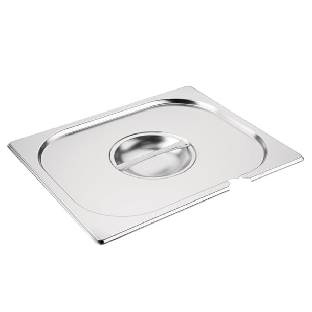 Vogue Stainless Steel 1/2 Gastronorm Notched Lid cb171