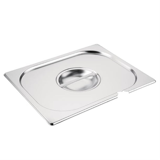 Vogue Stainless Steel 1/2 Gastronorm Notched Lid cb171