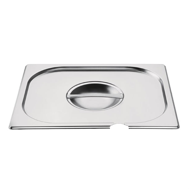 Vogue Stainless Steel 1/2 Gastronorm Notched Lid cb171
