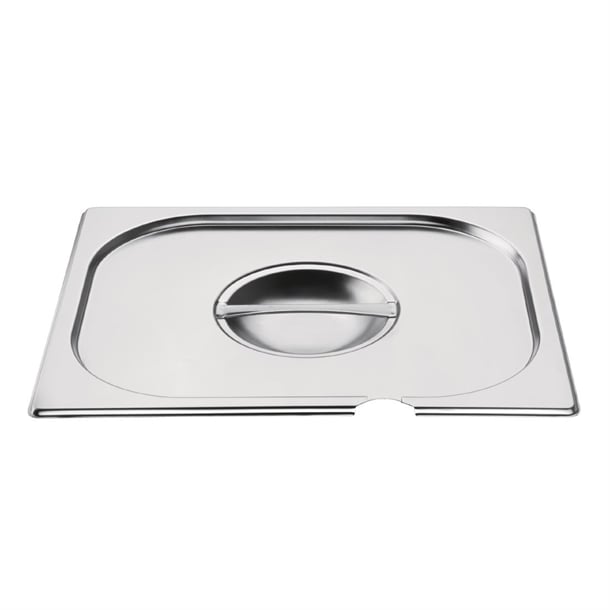 Vogue Stainless Steel 1/2 Gastronorm Notched Lid cb171