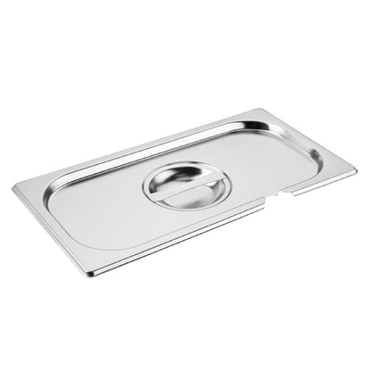 Vogue Stainless Steel 1/3 Gastronorm Notched Lid cb173