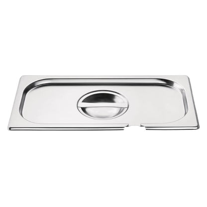 Vogue Stainless Steel 1/3 Gastronorm Notched Lid cb173