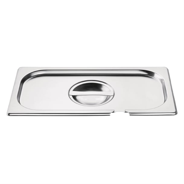 Vogue Stainless Steel 1/3 Gastronorm Notched Lid cb173