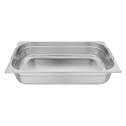 Vogue Stainless Steel 1/1 Gastronorm Tray With Handles 100mm cb179