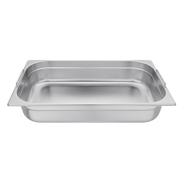 Vogue Stainless Steel 1/1 Gastronorm Tray With Handles 100mm cb179