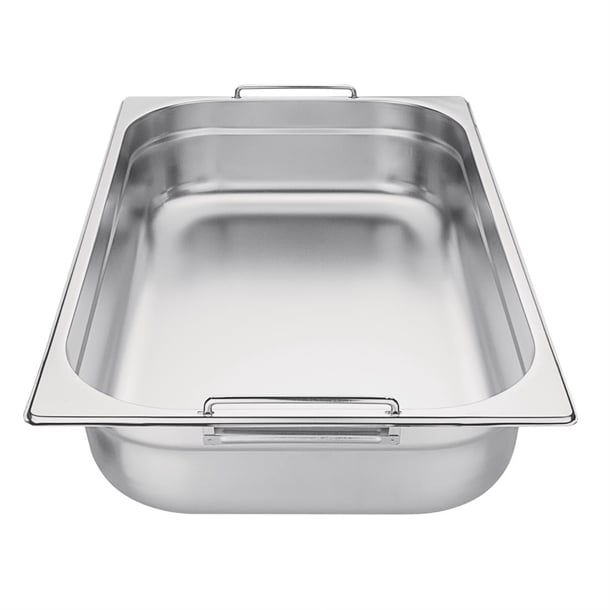 Vogue Stainless Steel 1/1 Gastronorm Tray With Handles 100mm cb179