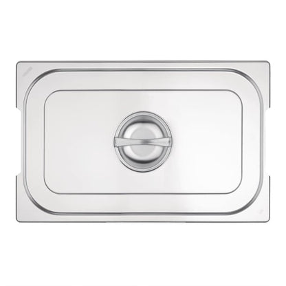 Vogue Stainless Steel 1/1 Gastronorm Handled Tray Lid cb181