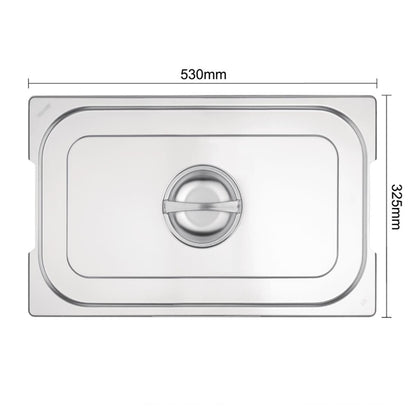 Vogue Stainless Steel 1/1 Gastronorm Handled Tray Lid cb181