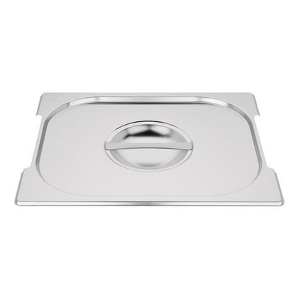 Vogue Stainless Steel 1/2 Gastronorm Handled Tray Lid cb185