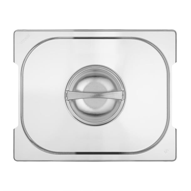 Vogue Stainless Steel 1/2 Gastronorm Handled Tray Lid cb185