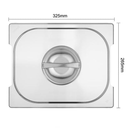 Vogue Stainless Steel 1/2 Gastronorm Handled Tray Lid cb185