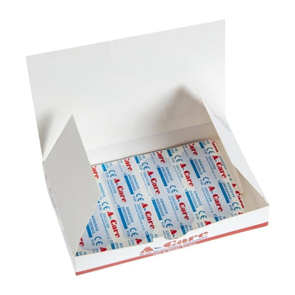 A-care detectable blue plasters extra wide strip 75X25MM (100 Pack) cb442