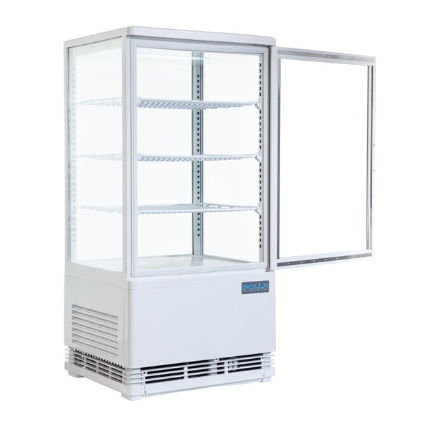 Polar C-Series Energy Efficient Display Fridge White 68Ltr cx578