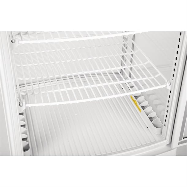 Polar C-Series Energy Efficient Curved Door Display Fridge White 86Ltr cx576