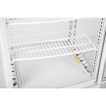 Polar C-Series Energy Efficient Curved Door Display Fridge White 86Ltr cx576