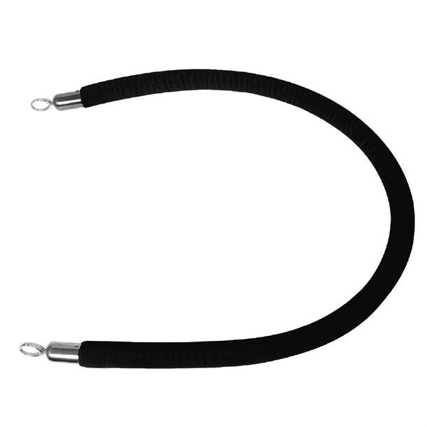 Bolero Black Rope Barrier System 1.5m cb511