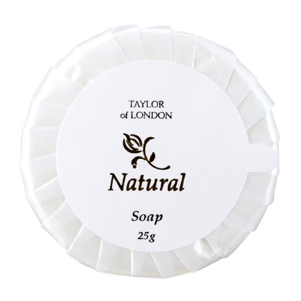 Hotel Complimentary Taylor of London Natural Range Tissue Pleat Soap (100 Pack) cb561