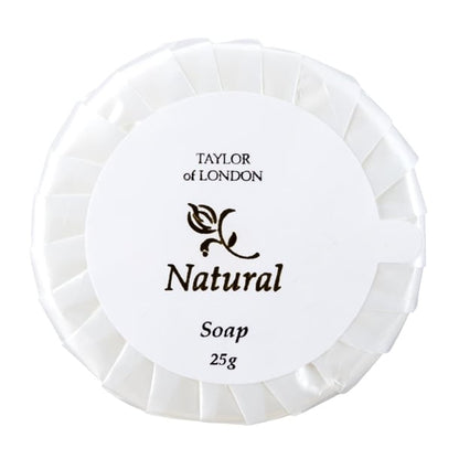 Hotel Complimentary Taylor of London Natural Range Tissue Pleat Soap (100 Pack) cb561