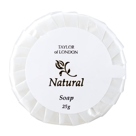 Hotel Complimentary Taylor of London Natural Range Tissue Pleat Soap (100 Pack) cb561