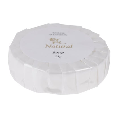 Hotel Complimentary Taylor of London Natural Range Tissue Pleat Soap (100 Pack) cb561
