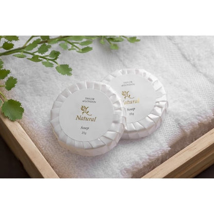 Hotel Complimentary Taylor of London Natural Range Tissue Pleat Soap (100 Pack) cb561