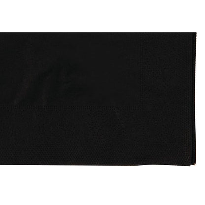 Swantex Cocktail Napkin Black 25x25cm 2ply 1/4 Fold (8 Pack) cb666