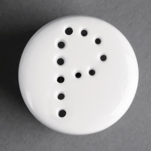 Olympia Whiteware Pepper Shakers 80mm (12 Pack) cb703