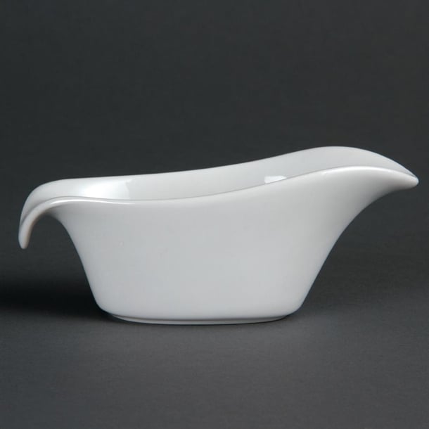 Olympia Whiteware Gravy Boats 85ml (6 Pack) cb707