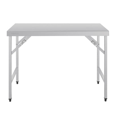 Vogue Stainless Steel Folding Table 1200mm cb905