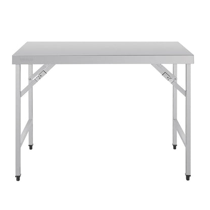 Vogue Stainless Steel Folding Table 1200mm cb905