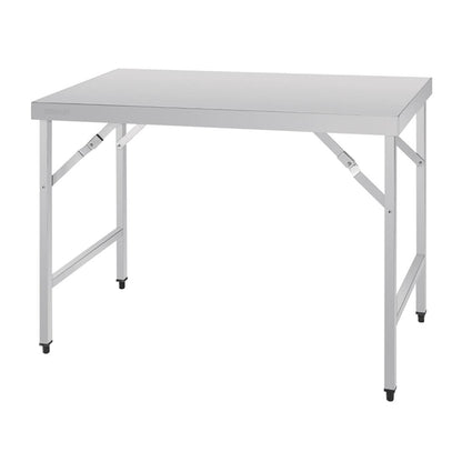Vogue Stainless Steel Folding Table 1200mm cb905