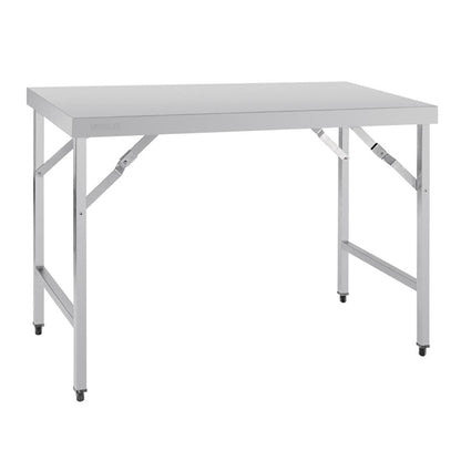 Vogue Stainless Steel Folding Table 1200mm cb905
